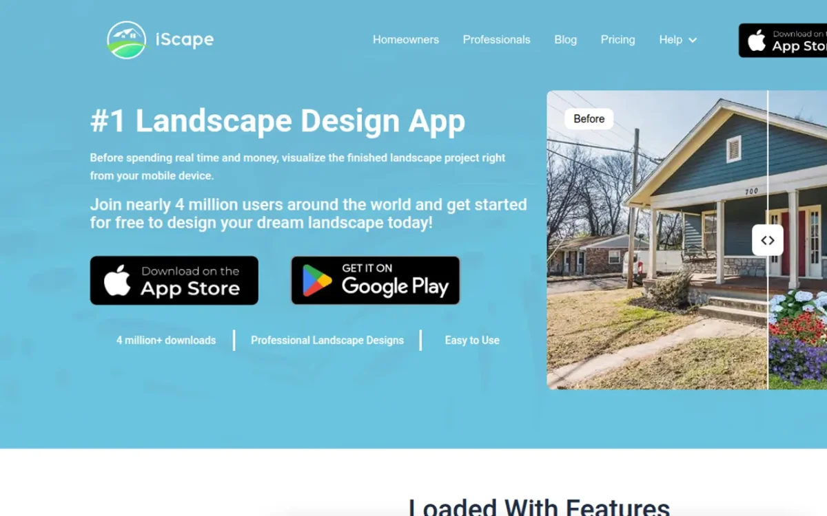 iScape — garden design app for phones