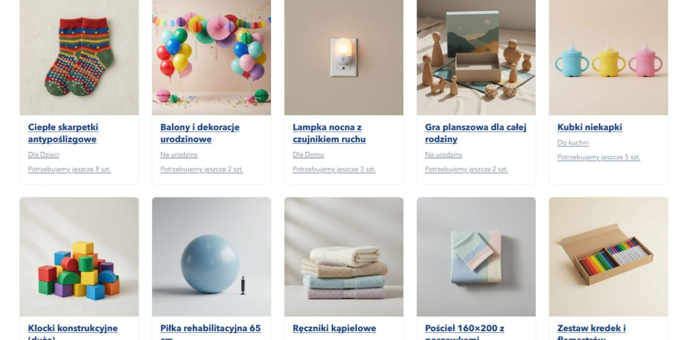 Dom w Łodzi Foundation — a WordPress plugin for gift reservations