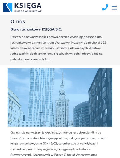 Księga - kontakt komórka