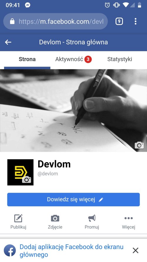 Facebook PWA Install