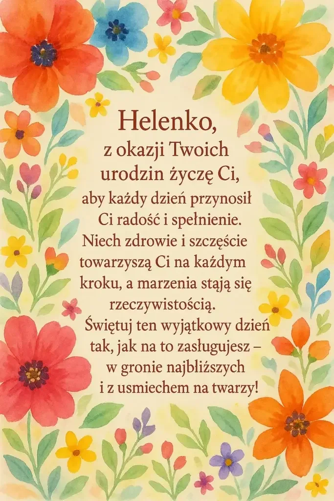 Kartki wygenerowane w Lovelio