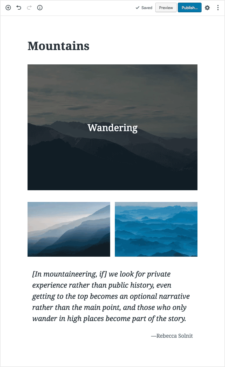 Wordpress 5.0